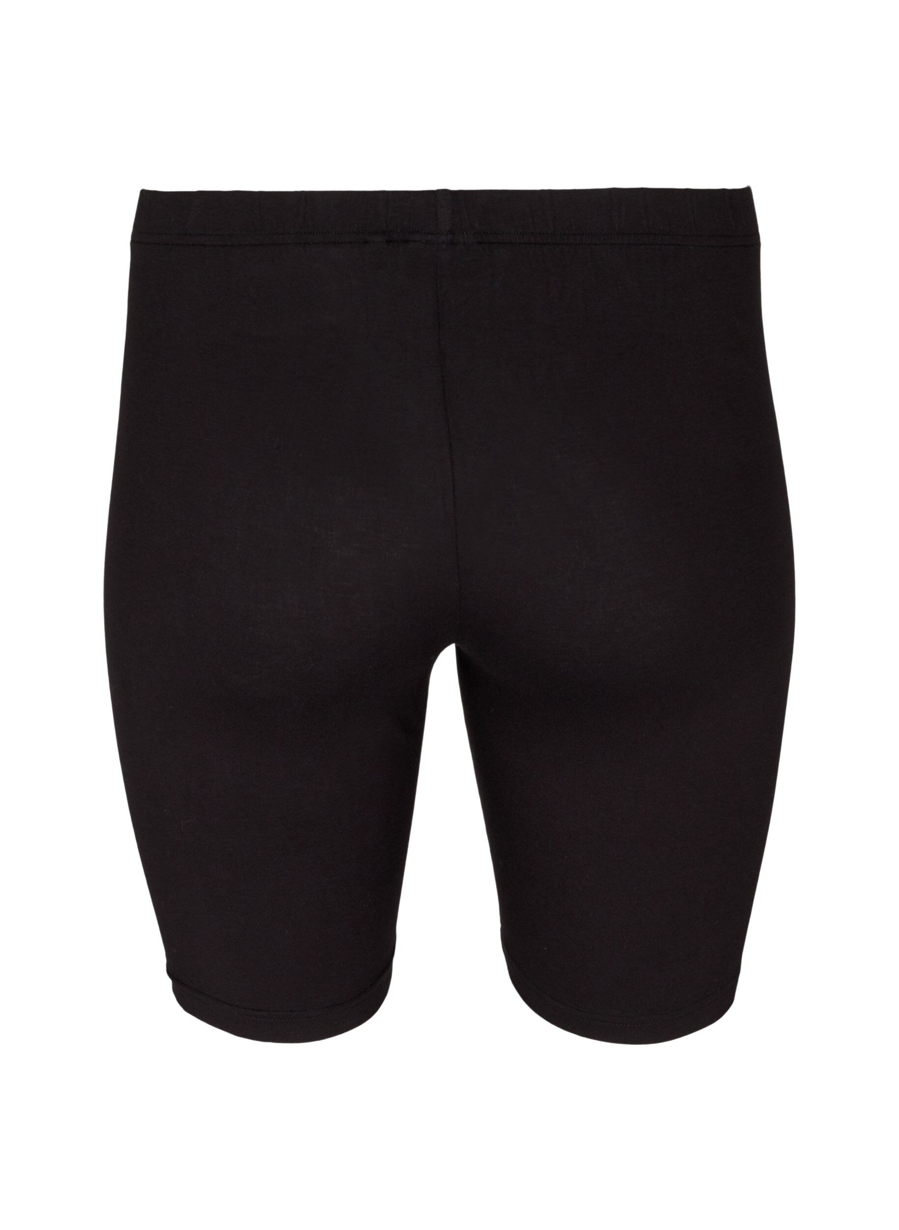 Zizzifashion Plain-coloured basic bike shorts, Black, Packshot image number 1