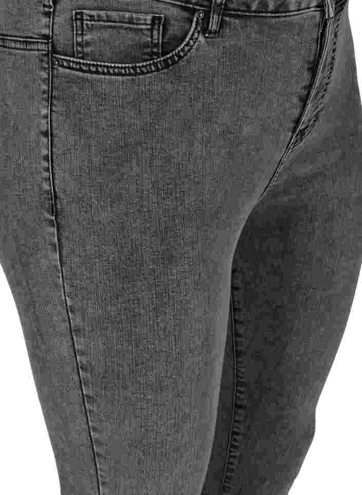 Super slim Amy jeans with high waist, Grey Denim, Packshot image number 2