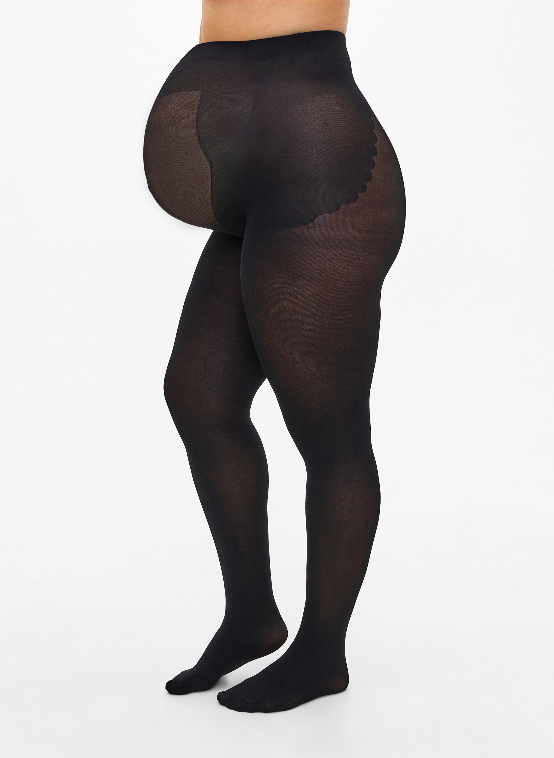 Pregnancy tights in 100 denier, Black, Model