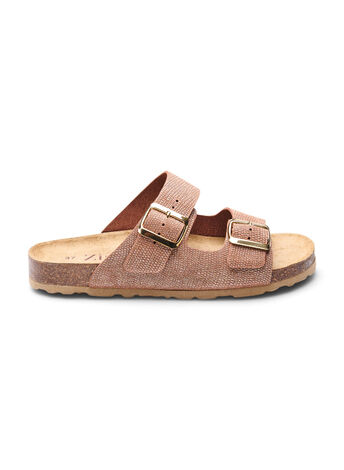 Wide-fit leather sandals