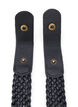 Braided elastic belt, Black, Packshot image number 3