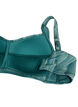 Bikini top with padding and print, Green, Packshot image number 3