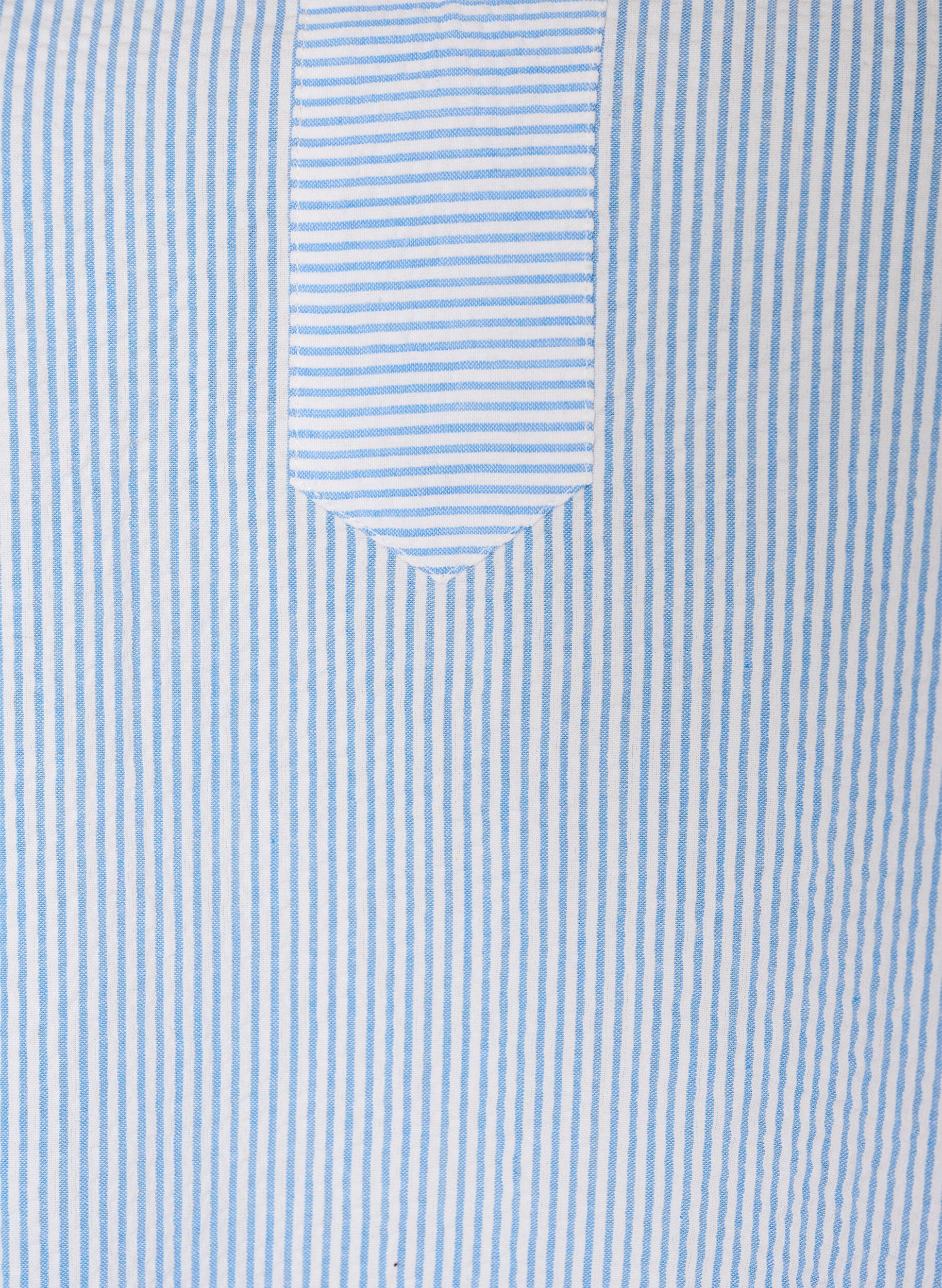ZizzifashionStriped cotton dress with ruffles and an A-line fit, Light Blue, Packshot image number 2