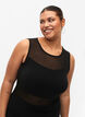 Sleeveless dress with slim fit, Black, Model image number 2