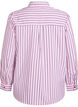 Striped shirt with a classic collar and long sleeves, Pink, Packshot image number 1