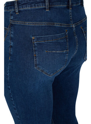Super slim Amy jeans with high waist, Blue denim, Packshot image number 3