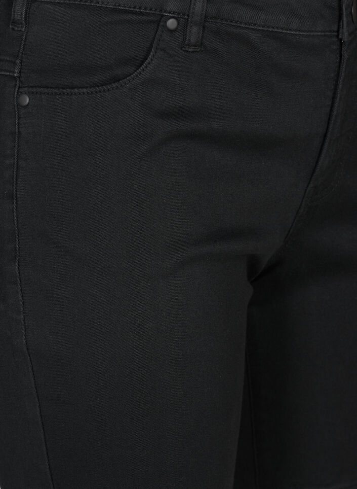 Slim fit Emily shorts with regular waist, Black, Packshot image number 3