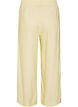 Wide-leg linen and viscose trousers, Yellow, Packshot image number 1