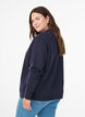 Sweatshirt with crew neck, Blue, Model image number 2