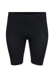 Seamless bike shorts, Black, Packshot