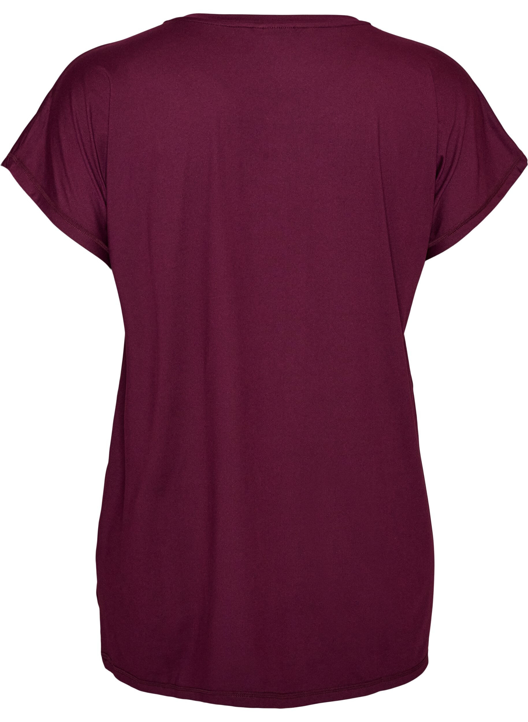 ZizzifashionLong training t-shirt, Purple, Packshot image number 1