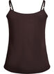 Ribbed jersey top with lace trim, Brown, Packshot image number 1