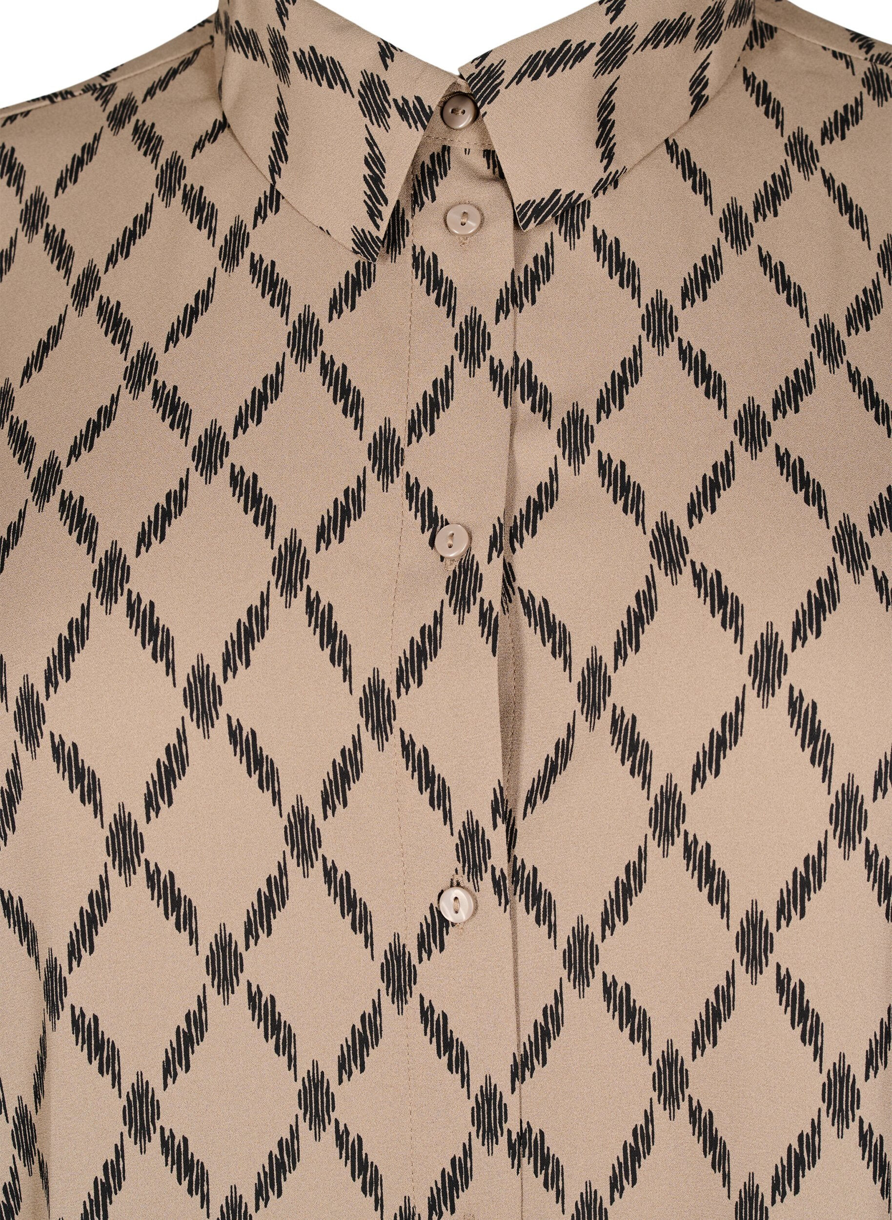 Zizzifashion Patterned shirt with long sleeves, Grafic AOP, Packshot image number 2