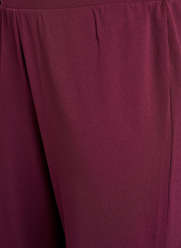 Straight fit trousers, Red, Packshot image number 2