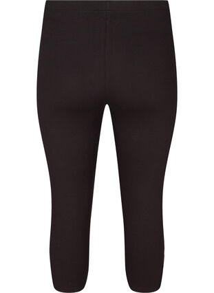 3/4 leggings in a viscose blend, Black, Packshot image number 1