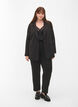 FLASH - Simple blazer with button, Black, Model image number 1