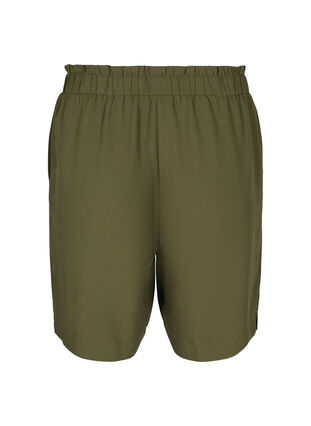 Loose viscose shorts, Ivy Green, Packshot image number 1