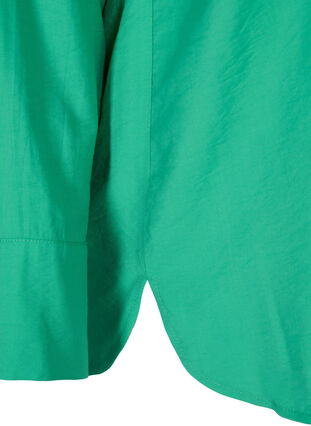 Long-sleeved viscose shirt, Mint, Packshot image number 3