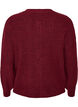 Rib knit cardigan with buttons, Red, Packshot image number 1