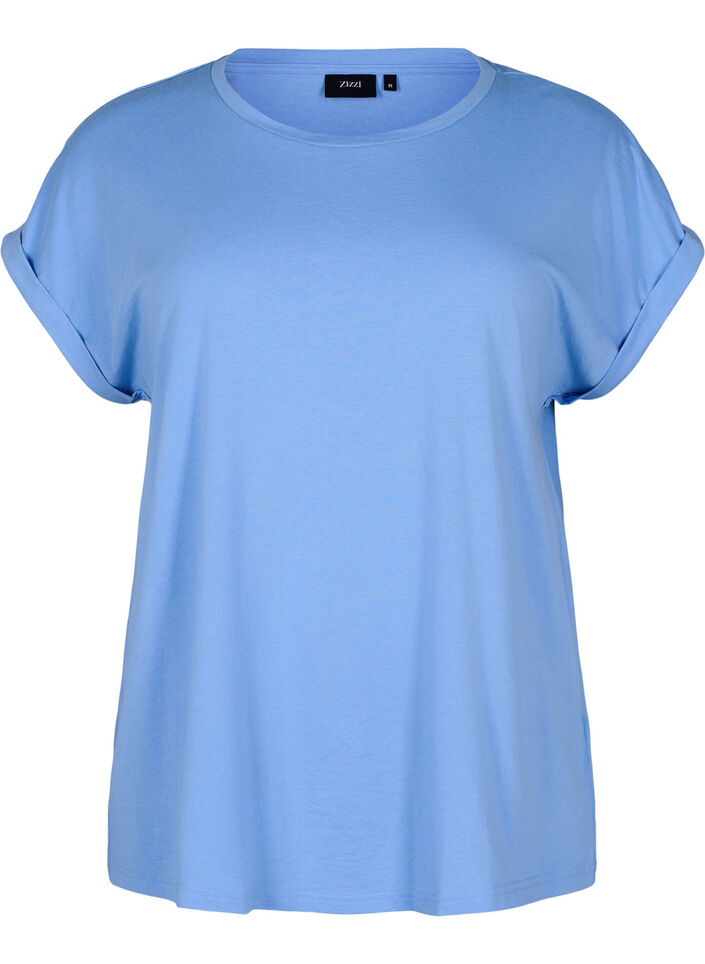Two-pack short sleeve t-shirts, Light Blue, Packshot image number 2