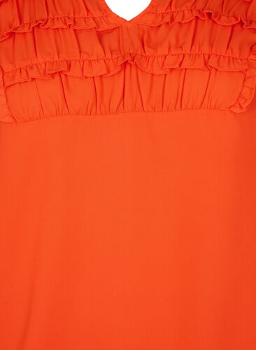 Long-sleeved blouse with frilled details, Orange.com, Packshot image number 2