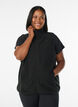 Fleece vest with pockets, Black, Model image number 0