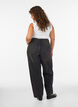 Kiana straight fit jeans with a high waist, Black, Model image number 1