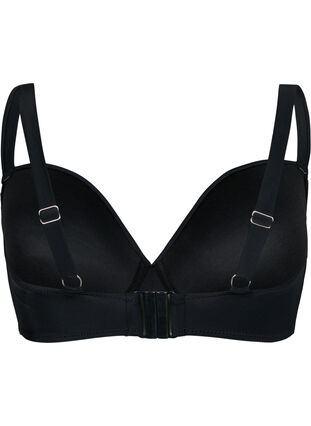 Bikini bra with shaped cups, Black, Packshot image number 1