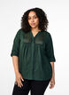 FLASH - Shirt with crochet detail, Scarab, Model image number 0