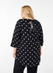 Tunic with bows and 3/4 sleeves, Black, Model image number 2