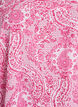 Viscose blouse with paisley print and a square neckline, Pink, Packshot image number 2