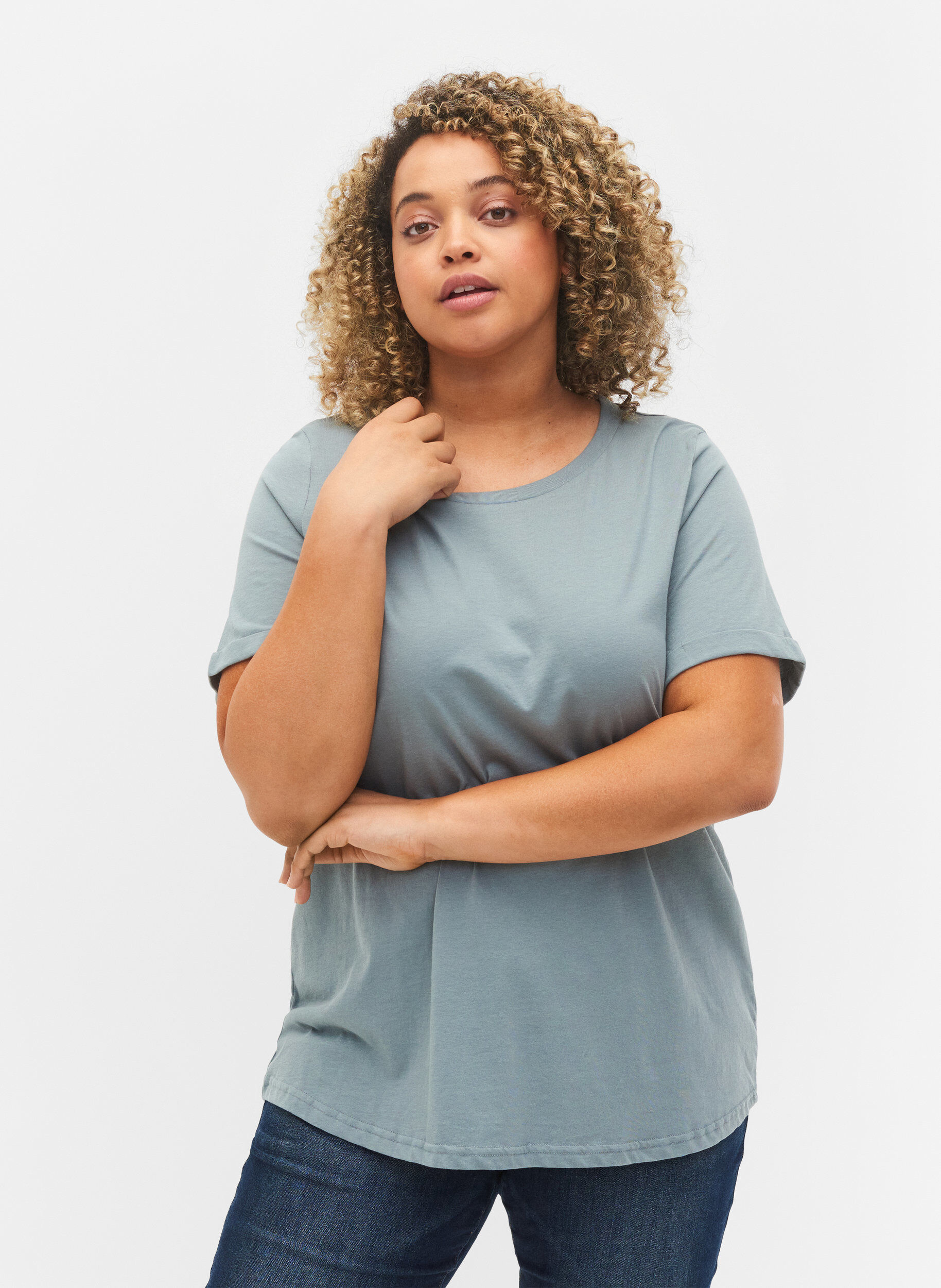Women's Plus size Basic T-shirts 