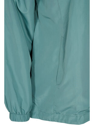 Short jacket with hood and adjustable bottom hem, Sagebrush Green, Packshot image number 3