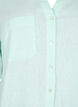 Shirt blouse with button closure in cotton-linen blend, Brook Green, Packshot image number 2