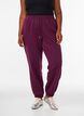 High-waisted sweatpants with drawstring, Purple, Model image number 2