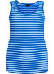 Striped tank top with a rib structure, O. Air Daphne Stripe, Packshot image number 0