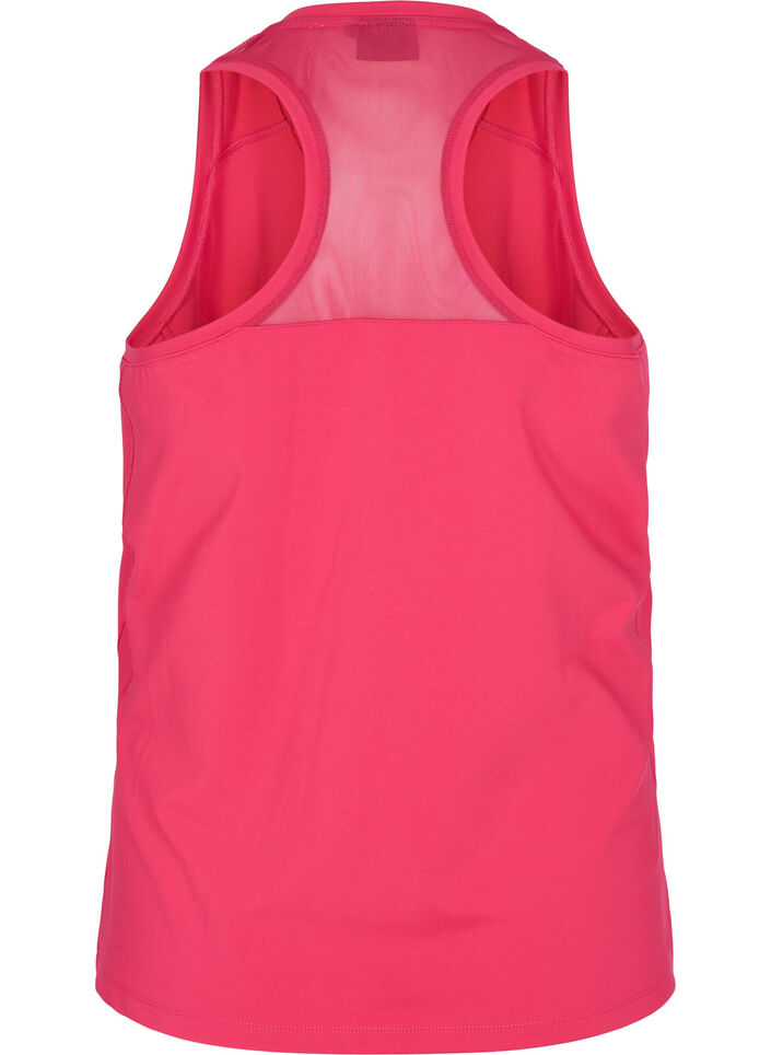 Sports top with racer back and mesh, Jazzy, Packshot image number 1
