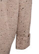 Knit sweater with high neck and dotted pattern, Beige, Packshot image number 3