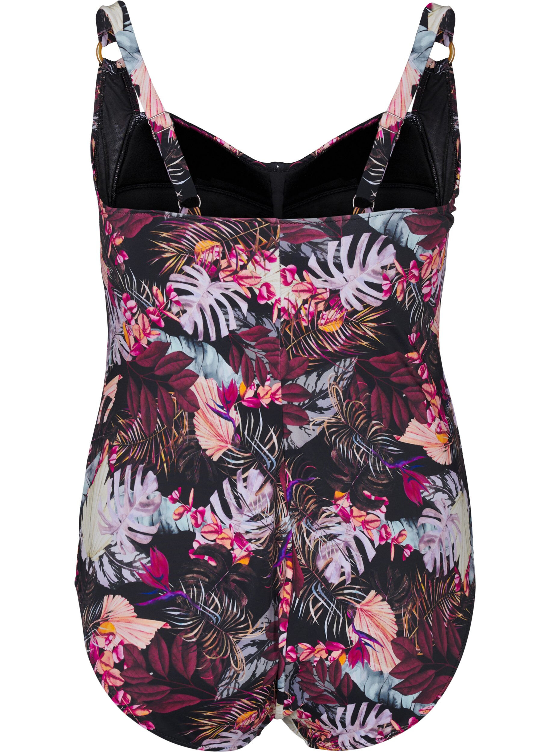 Zizzifashion Padded swimsuit with print, Red, Packshot image number 1