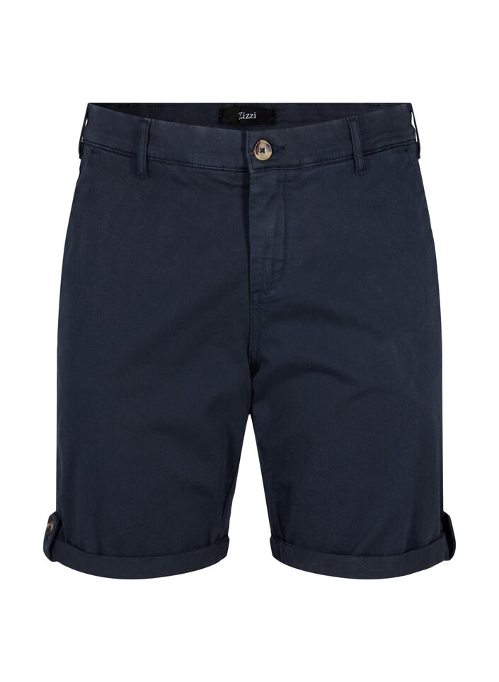 Chino shorts with pockets, Navy Blazer, Packshot image number 0