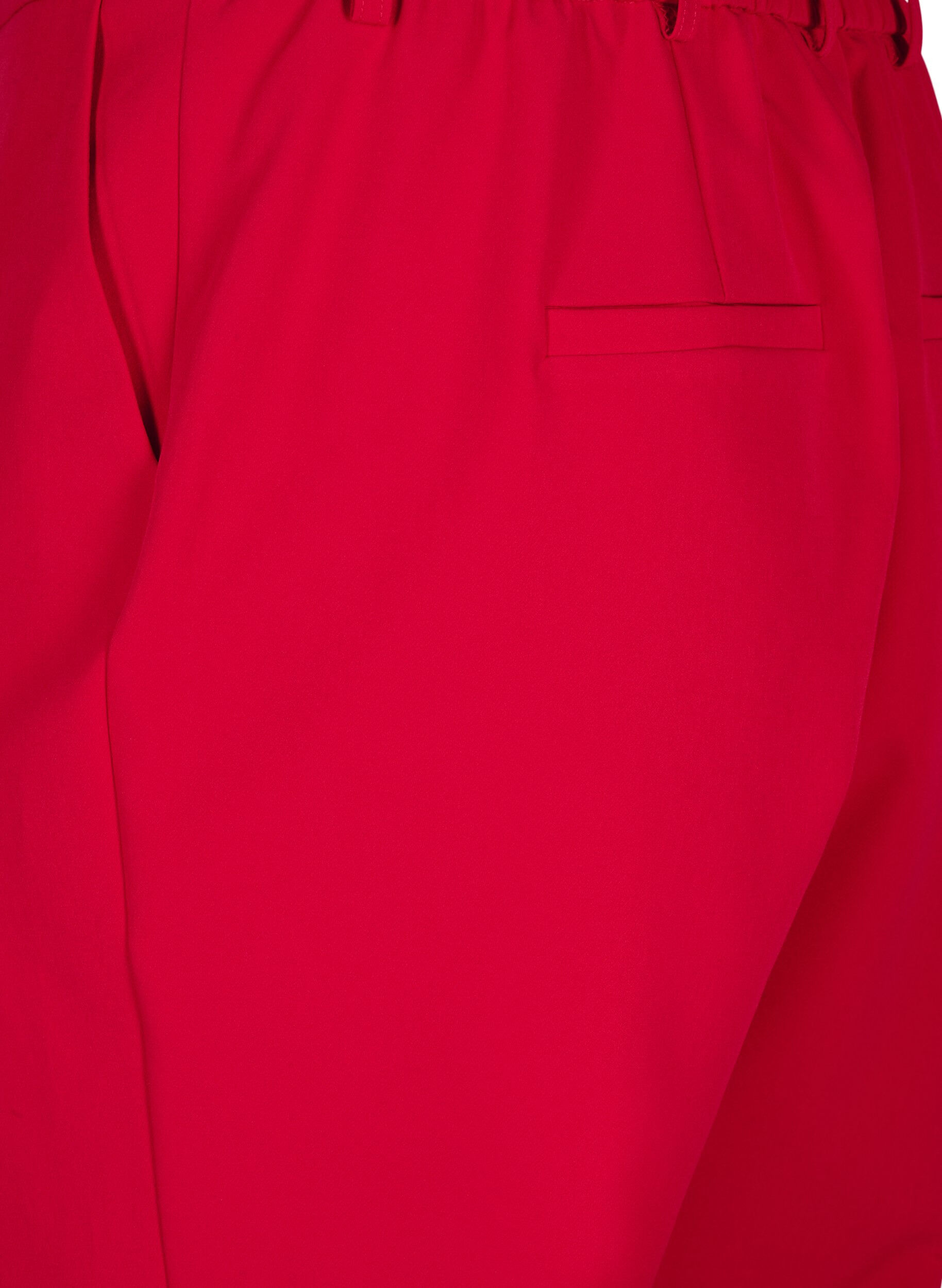 Zizzifashion Suit pants with pockets, Tango Red, Packshot image number 3