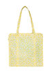 Shopping bag with zipper, Yellow, Packshot image number 0