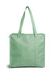 Shopping bag with zipper, Green, Packshot image number 1