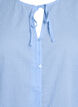 Shirt blouse with tie string and dotted texture, Light Blue, Packshot image number 2
