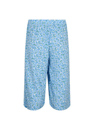 Culotte trousers with print, Blue Small Flower, Packshot image number 1