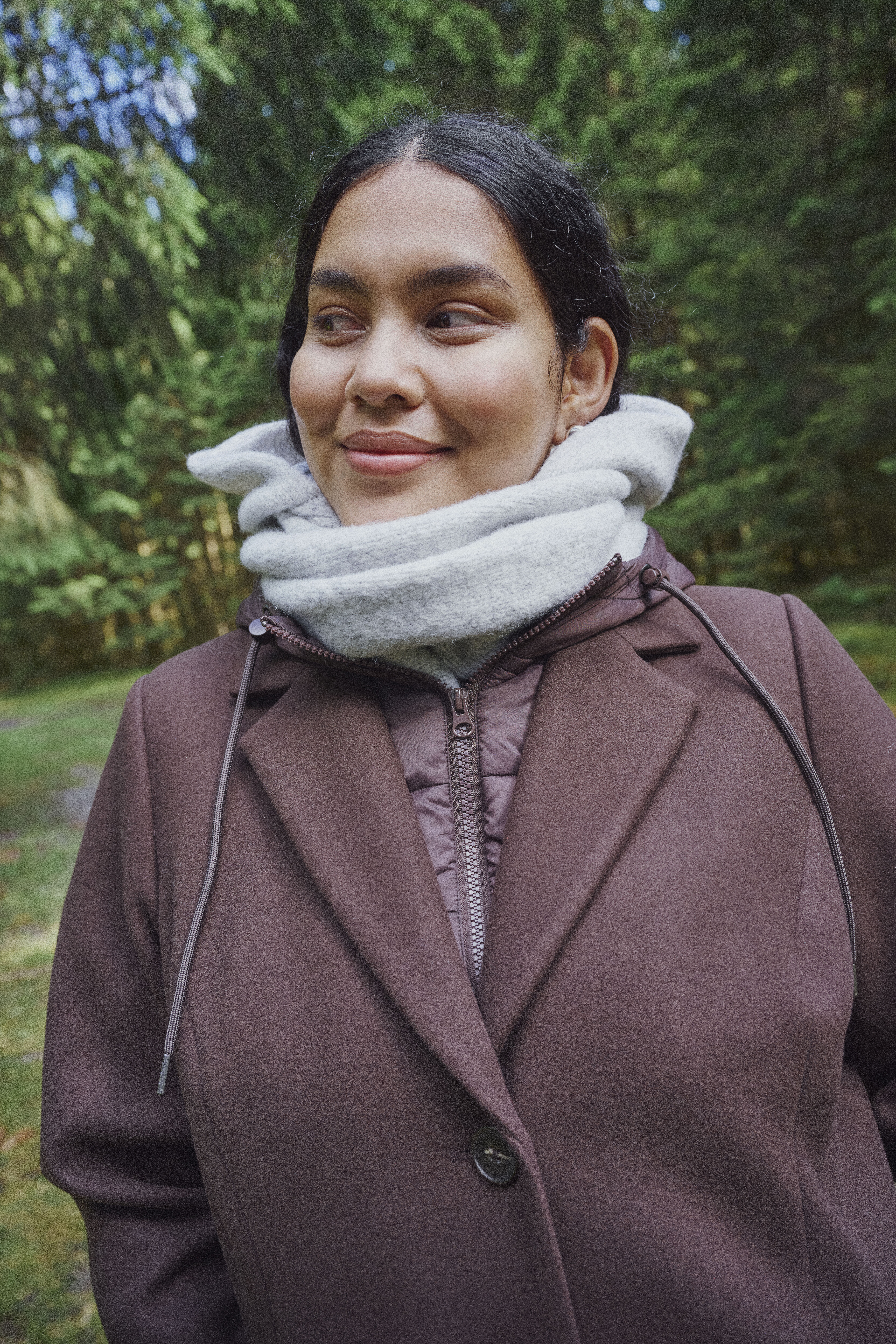 ZizzifashionSoft and earthy layered style, , Model