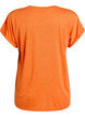 Loose workout t-shirt with short sleeves, Coral, Packshot image number 1