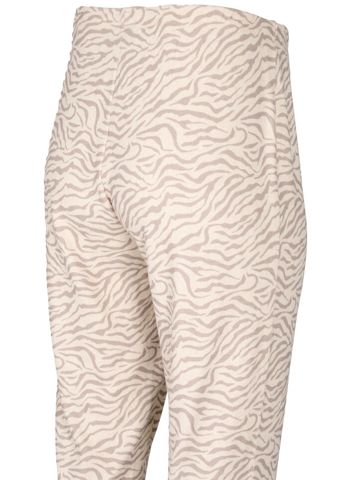 Printed velour pants, Pink Tint AOP, Packshot image number 3