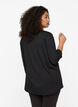 Sports top with 3/4 sleeves, Black, Model image number 2