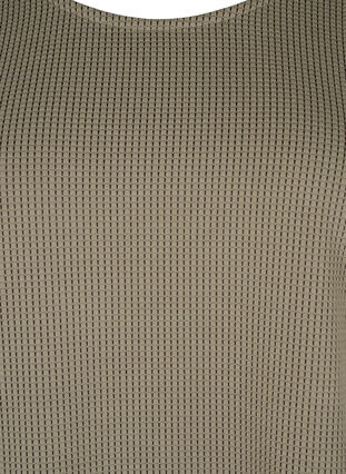 Textured A-line blouse, Greige, Packshot image number 2